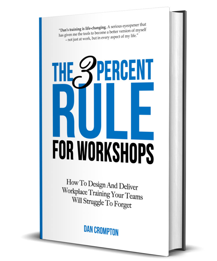The 3 Percent Rule For Workshops by Dan Crompton